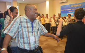 Journalism workshop in Indonesia